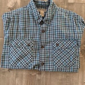 Duluth Men’s 2XL Long Sleeve Plaid Button Up Shirt NWOT